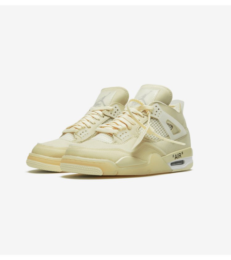 Jordan 4 Retro Off-White Sail