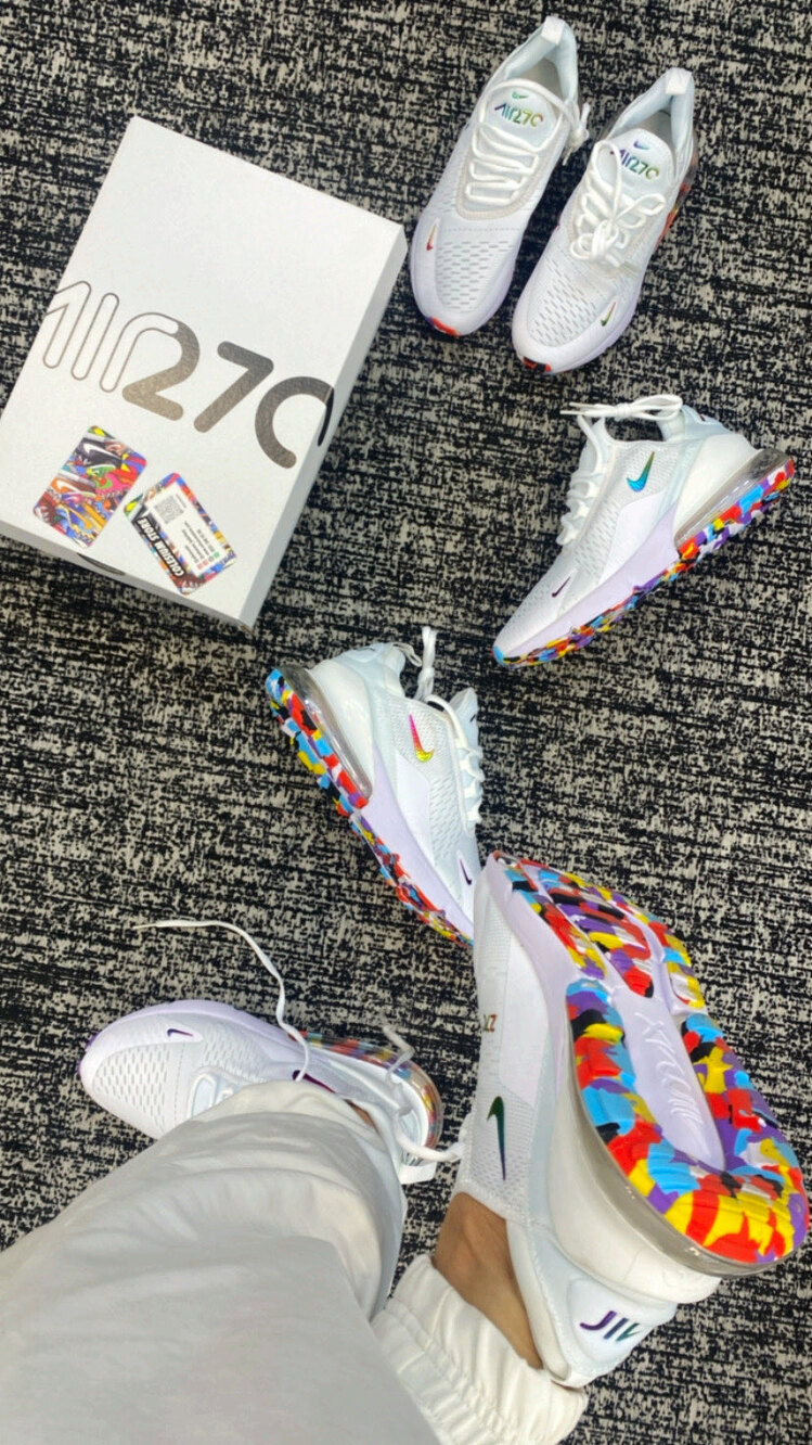 Nike Air 270 White Color Unisex Spor Ayakkabı