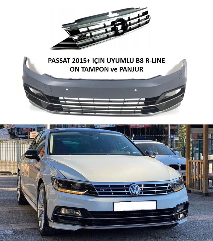 Passat r-line tampon (boyasız)