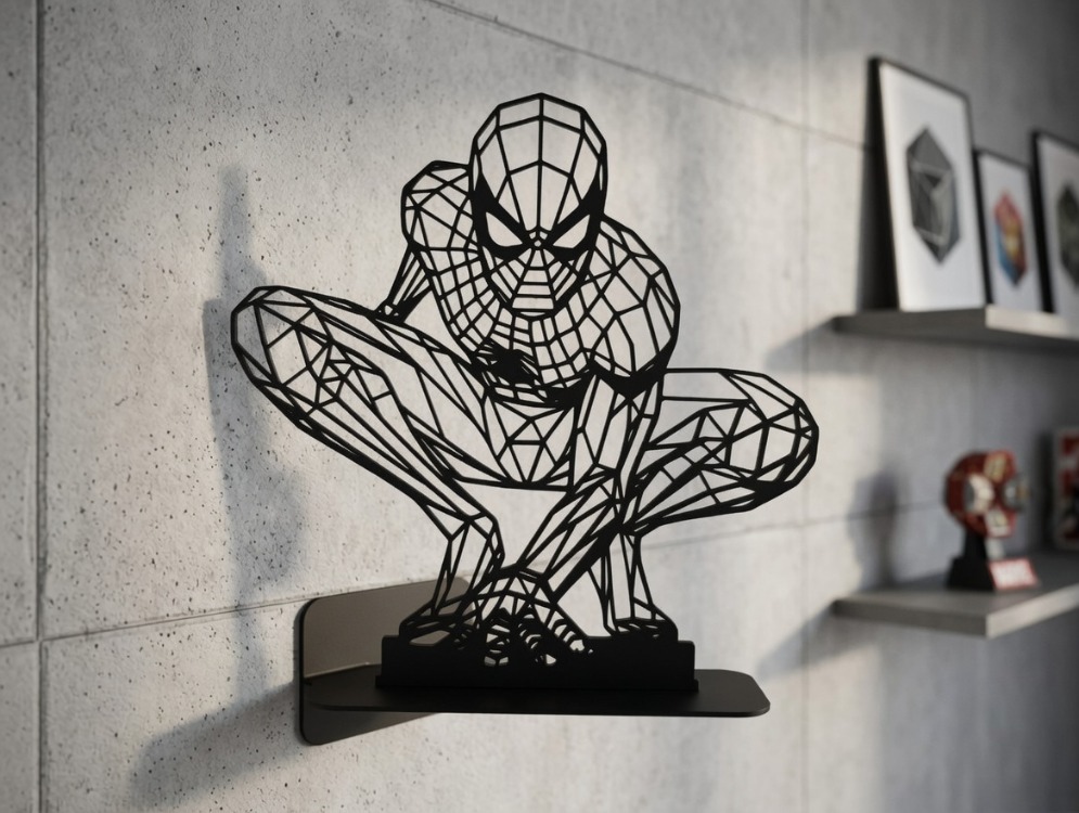 Geometrik Low-Poly Spider-Man