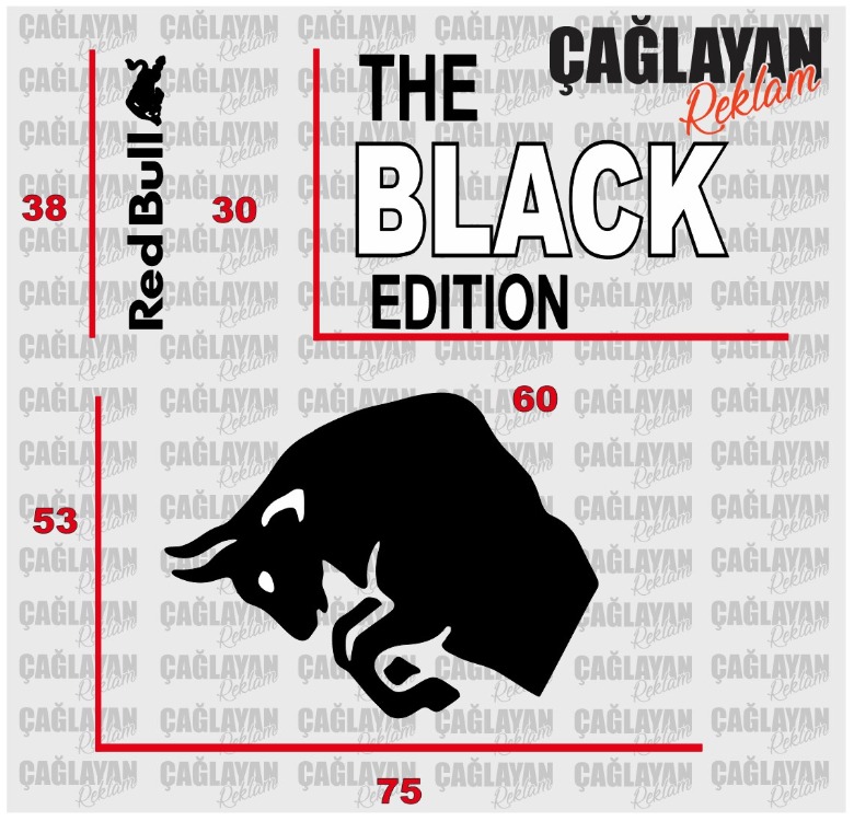 RedBull Yellow Editon Sticker Set