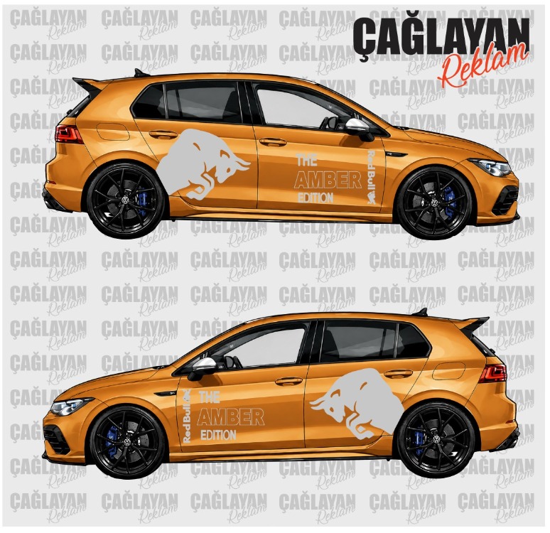 RedBull Amber Editon Sticker Set