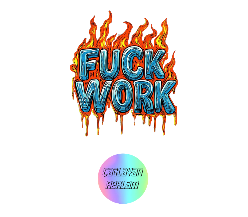  Work Araba, Motorsiklet, Kask, Laptop, Cam Sticker