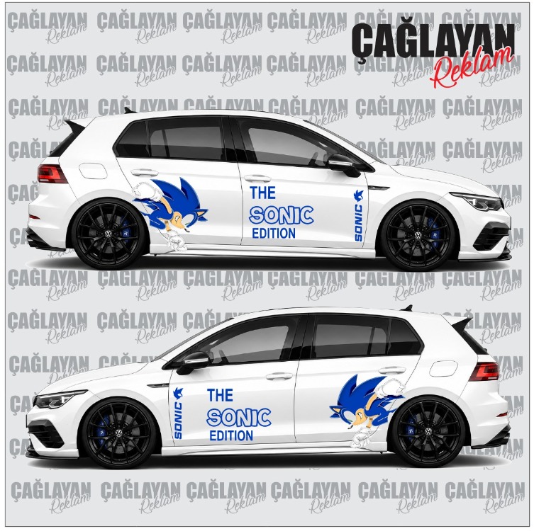 THE SONIC EDİTİON STİCKER SET ÇİFT YÖN