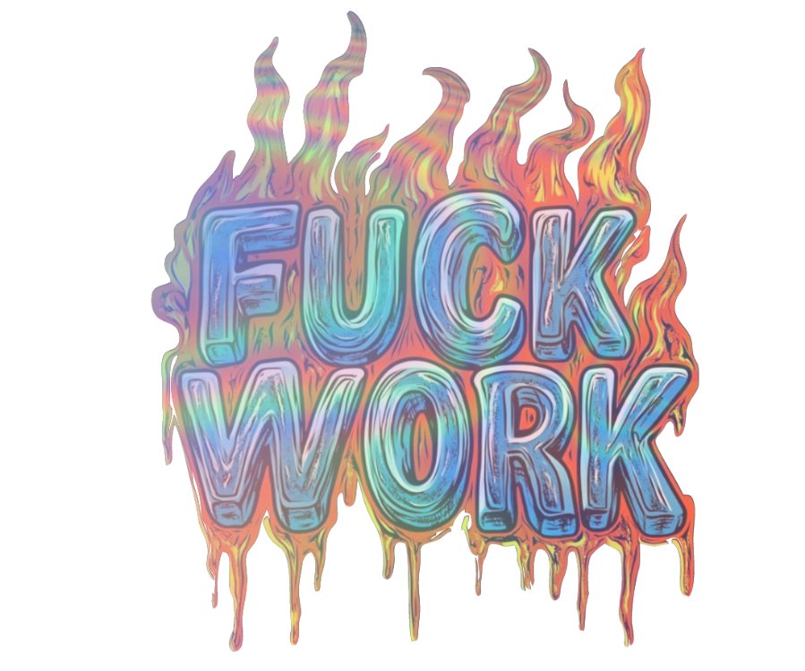 Work Araba, Motorsiklet, Kask, Laptop, Cam Sticker