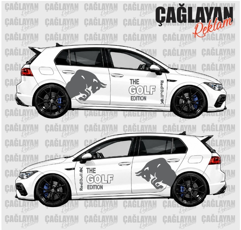 RedBull Golf Editon Sticker Set