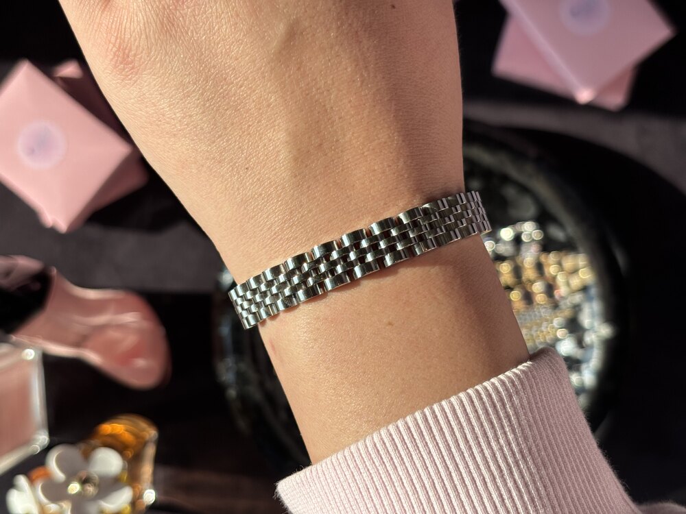 Rolex Model Bileklik | Silver
