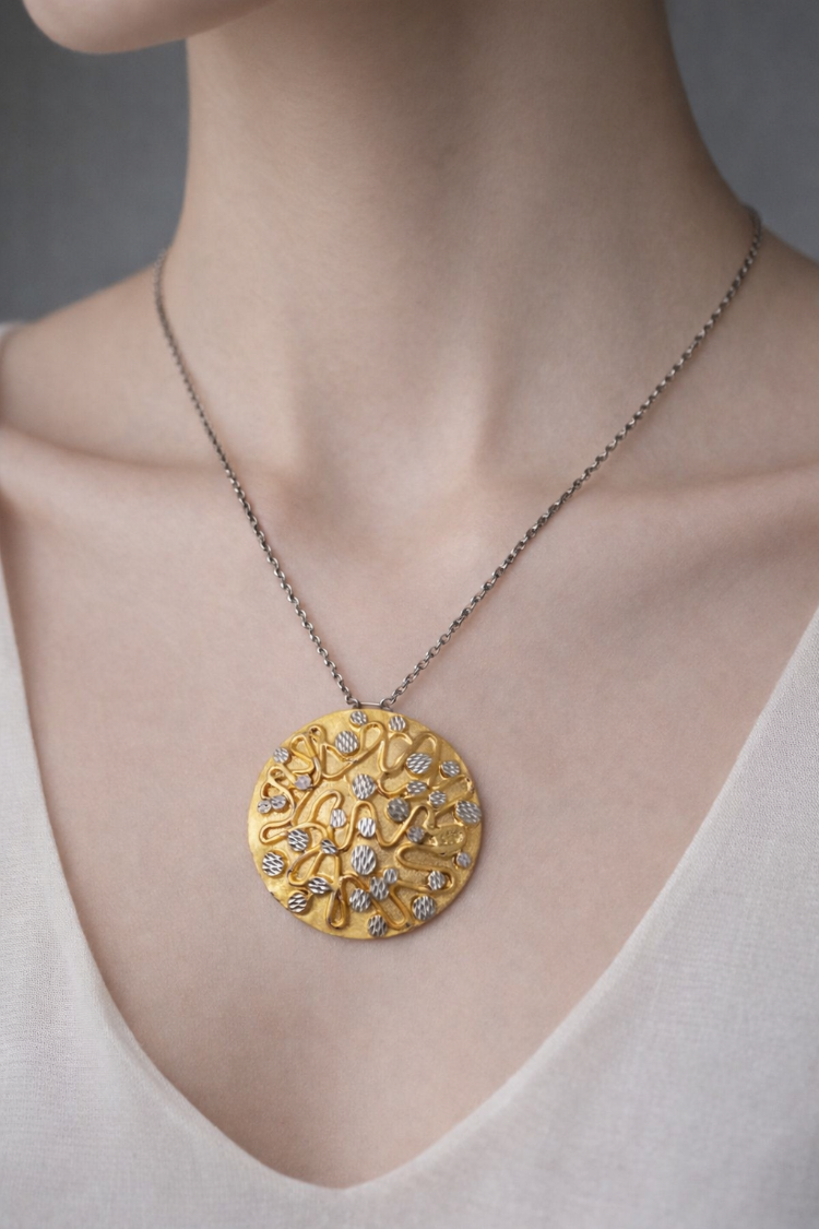 Shield of Time Necklace