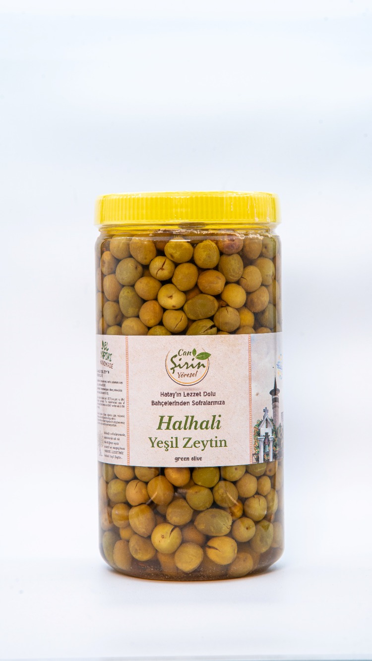 Halhali Yeşil Zeytin 1kg