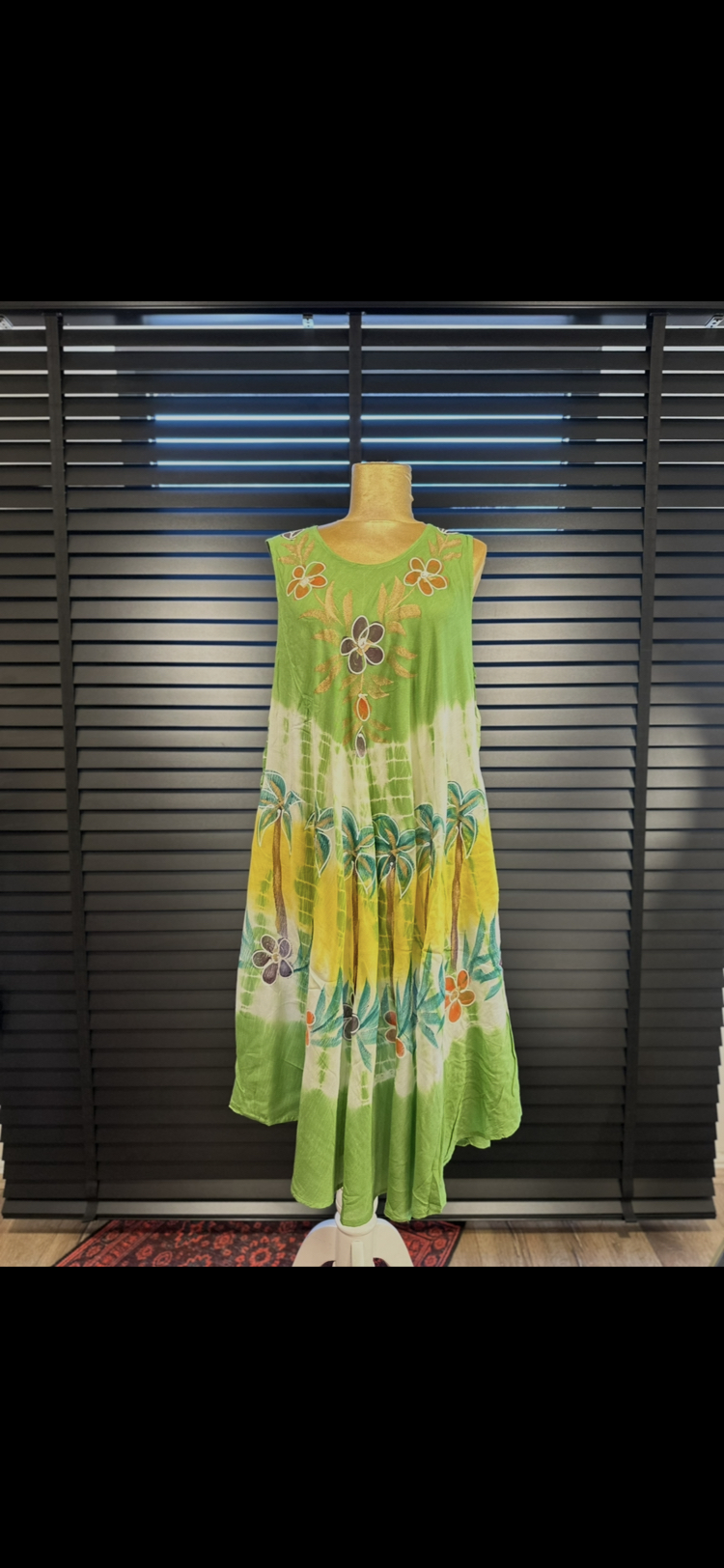 İthal Penye Batik Desenli Elbise