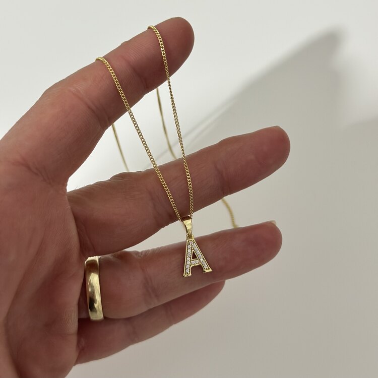Xuping 14k harf kolye ucu