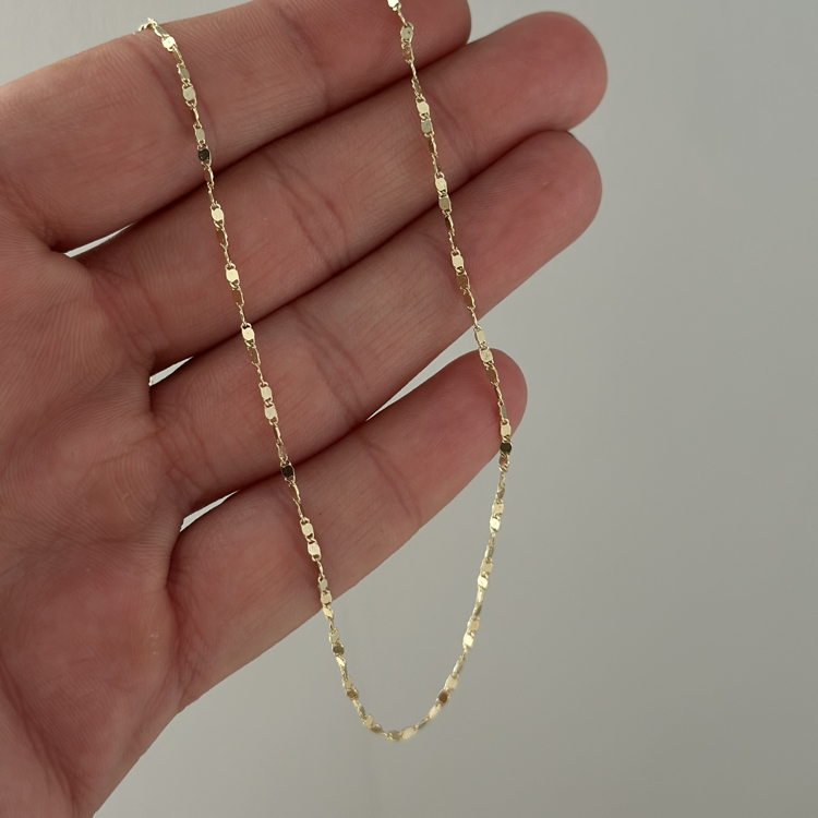 Xuping 14k mini pul zincir