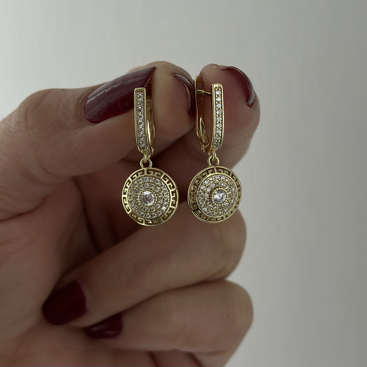 Xuping 14k marka model küpe
