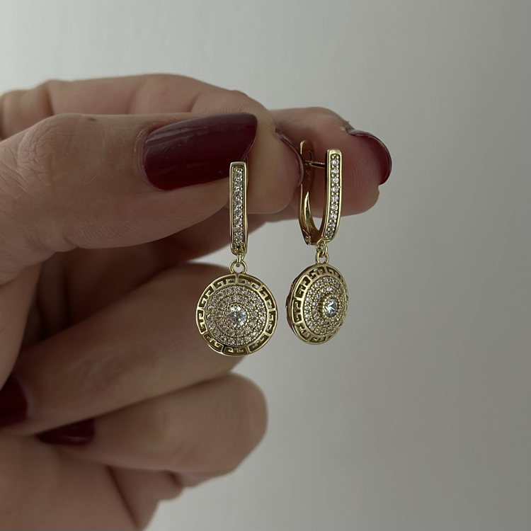 Xuping 14k marka model küpe