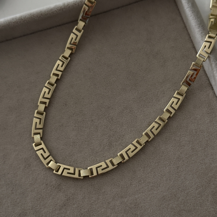 Xuping 14k labirent kolye
