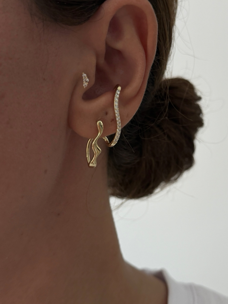 Xuping 14k solente küpe 
