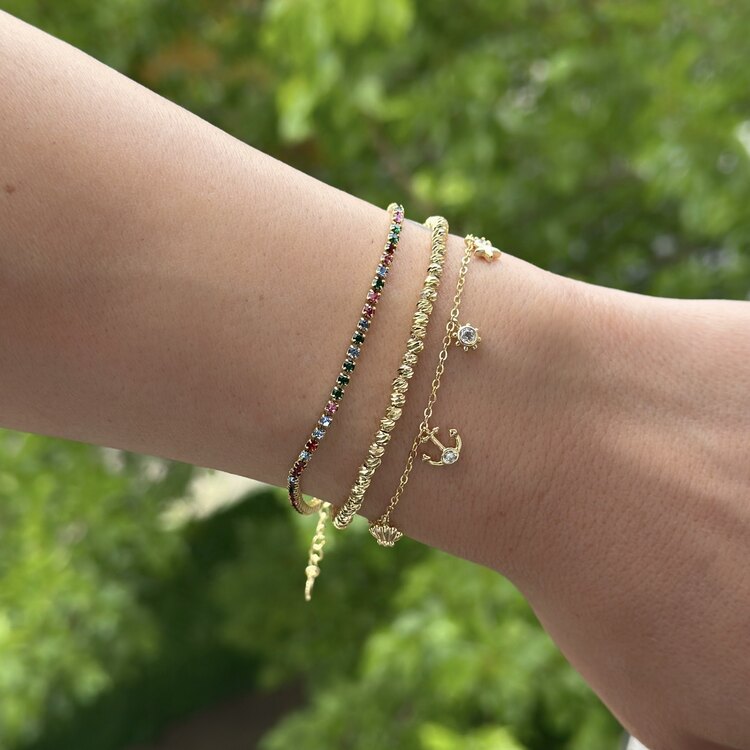 Xuping 14k mix renk su yolu 