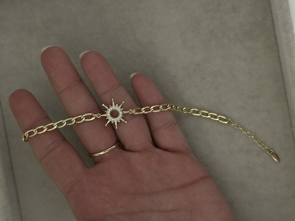 Xuping 14k güneş bileklik 