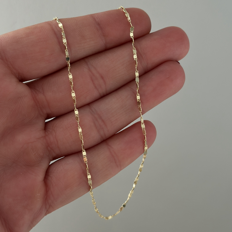 Xuping 14k mini pul zincir