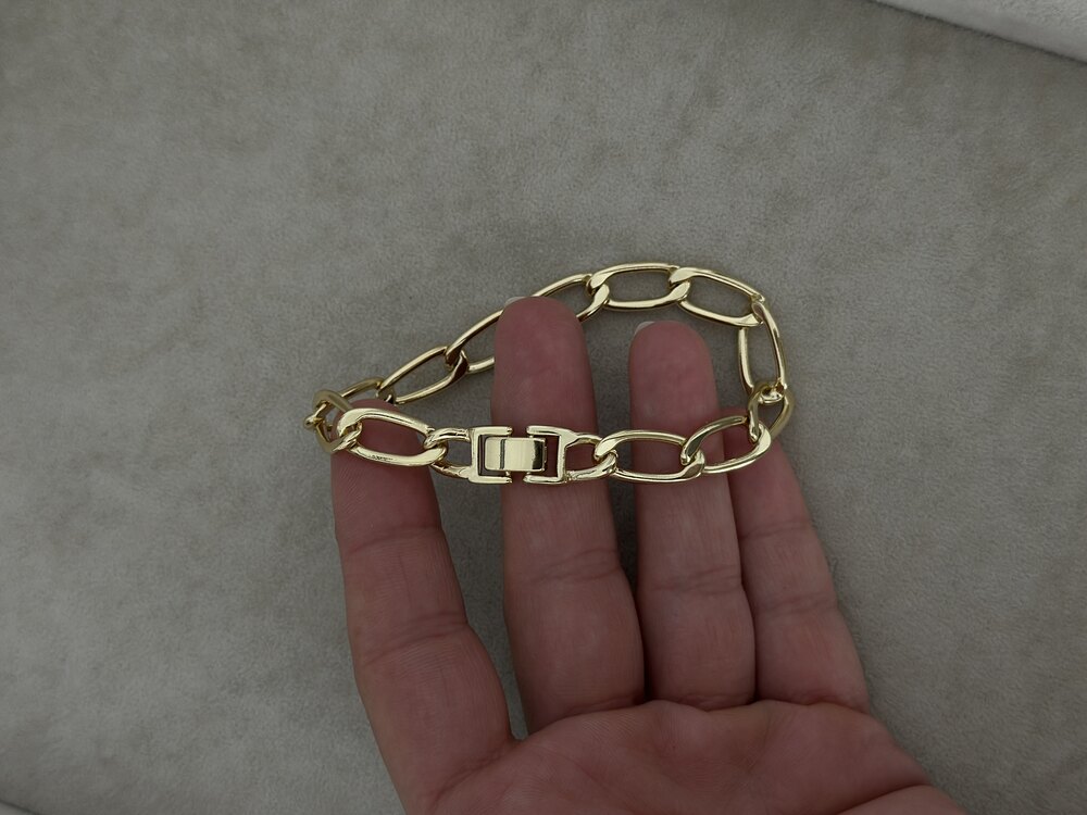 Xuping 14k taşsız gurmet bileklik 