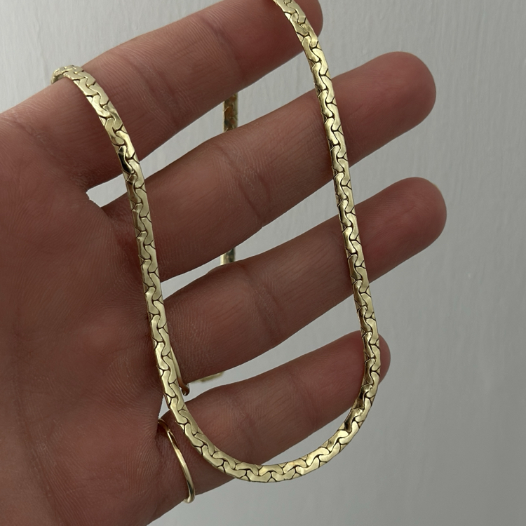 Xuping 14k ronilla zincir