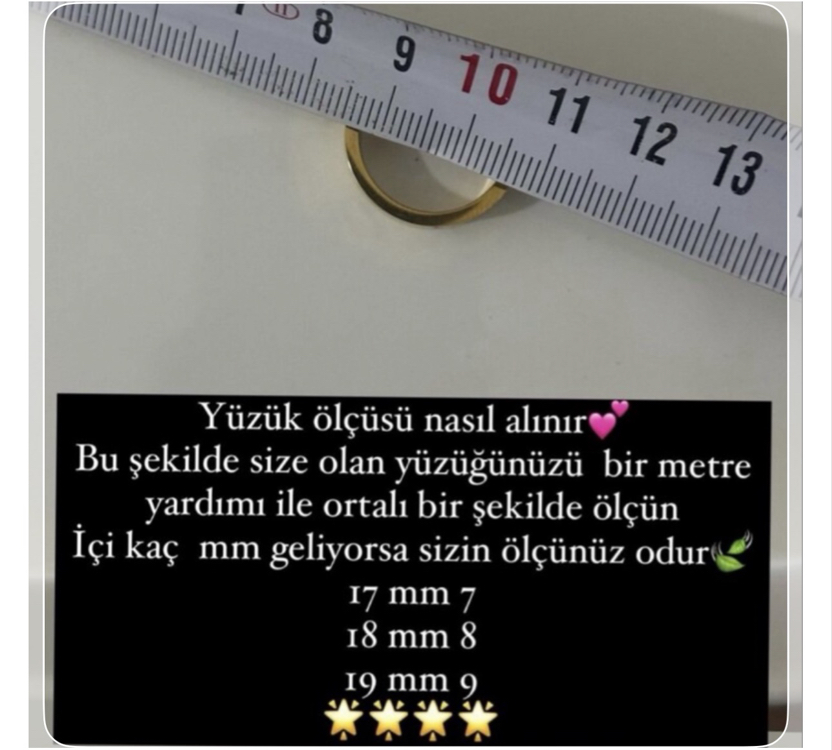 Xuping 14k mini taşlı çıtır yüzük 