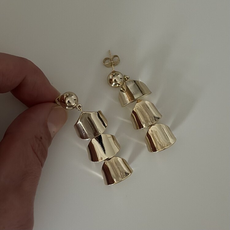 Xuping 14k kurze küpe