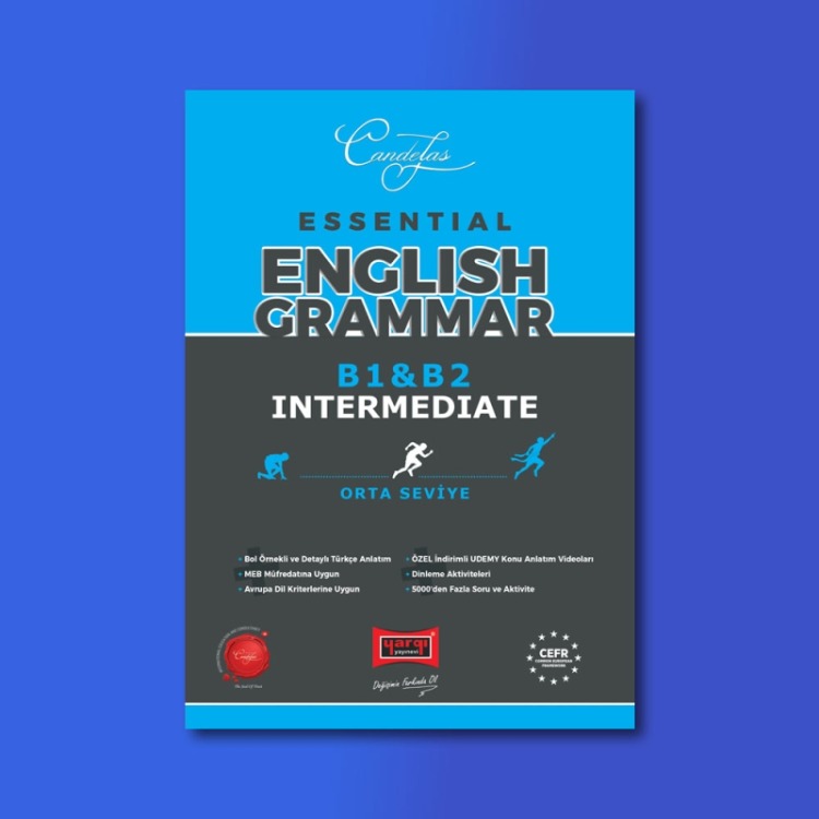 Essential English Grammar B1-B2 Intermediate ORTA Seviye İngilizce Kitabı