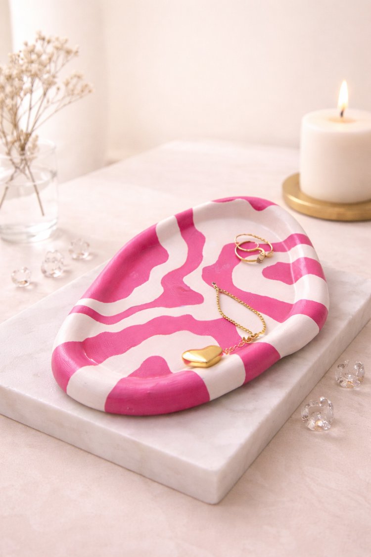Pembe Dekoratif Tabak
