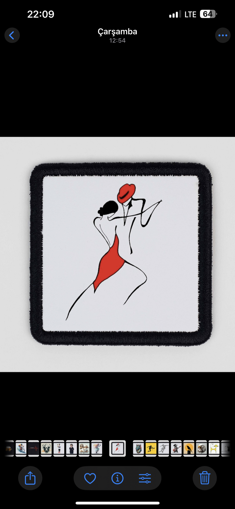 DANS EDEN ÇİFT PATCH