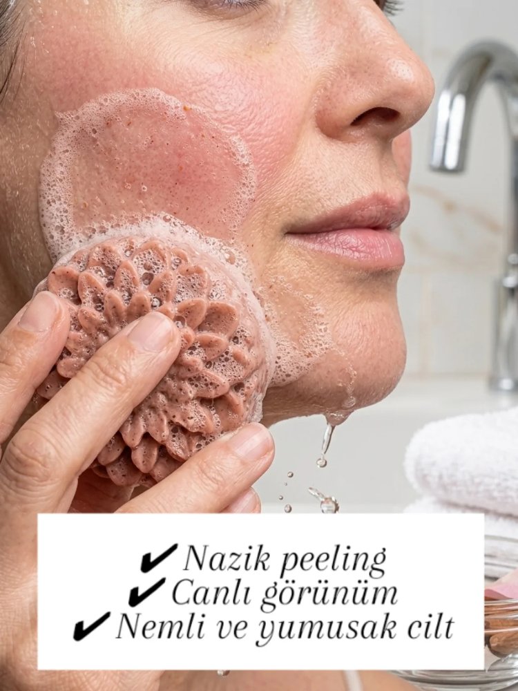 Pembe kil & tatlı badem yağli peeling sabunu 