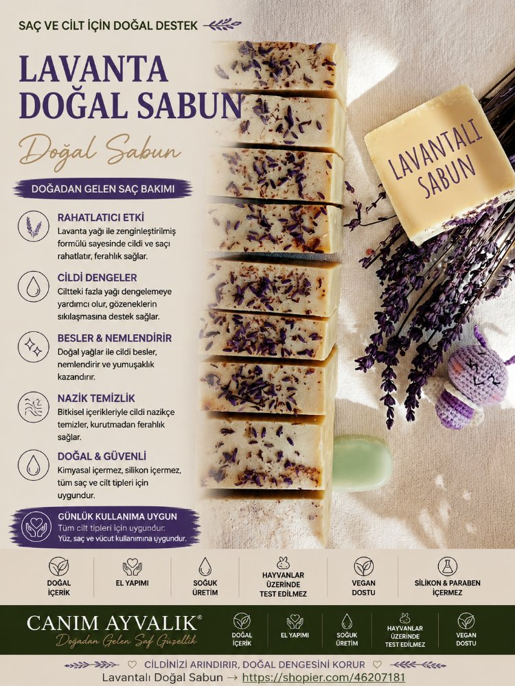 Lavantalı Doğal Sabun 