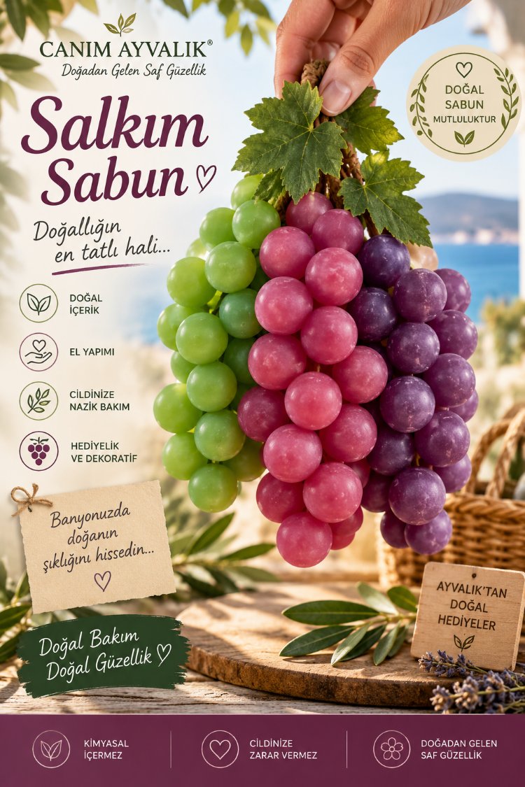 El yapımı salkım sabunlarimiz