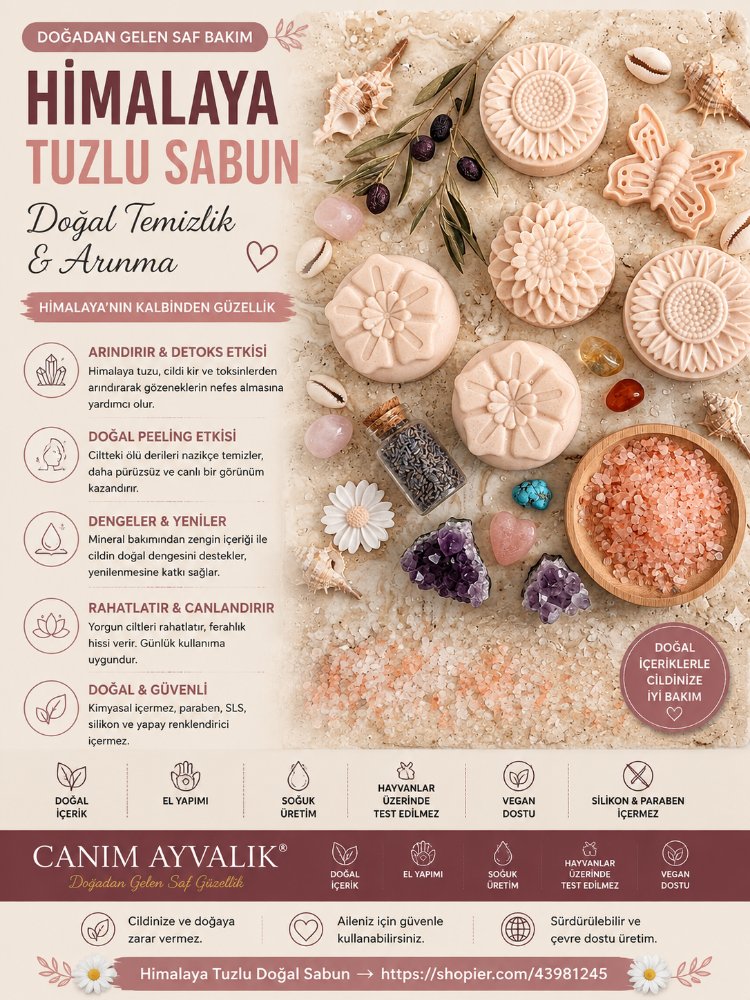 Himalaya tuzu ve At kestanesi yağli Sabun 