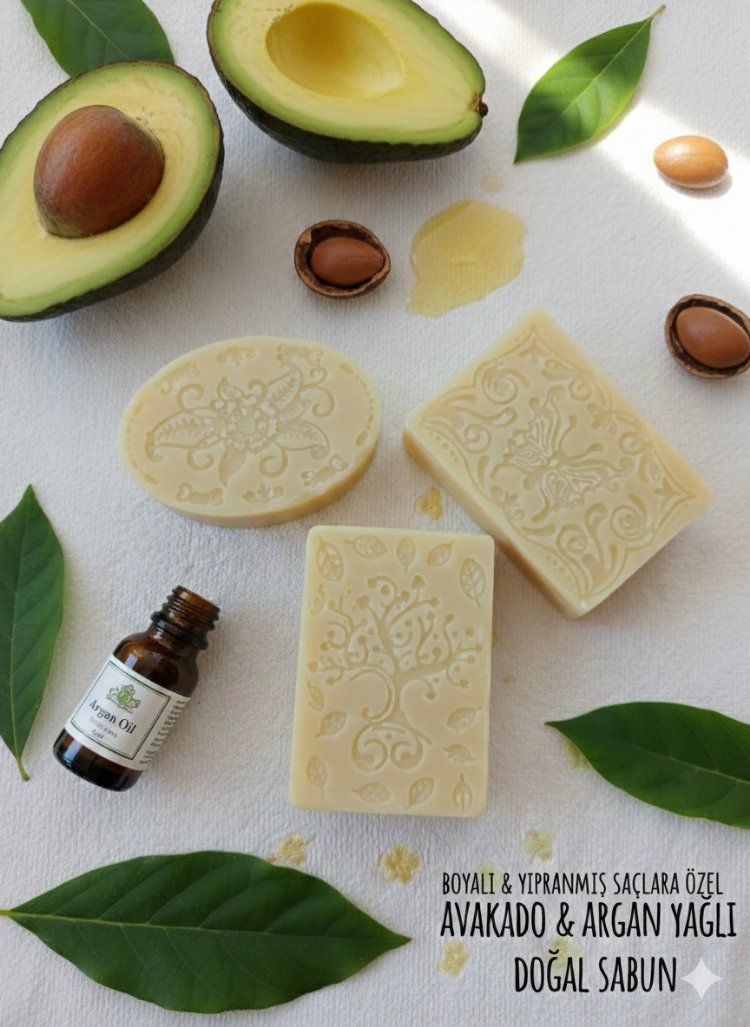 Avokado & Argan Yağlı doğal sabun