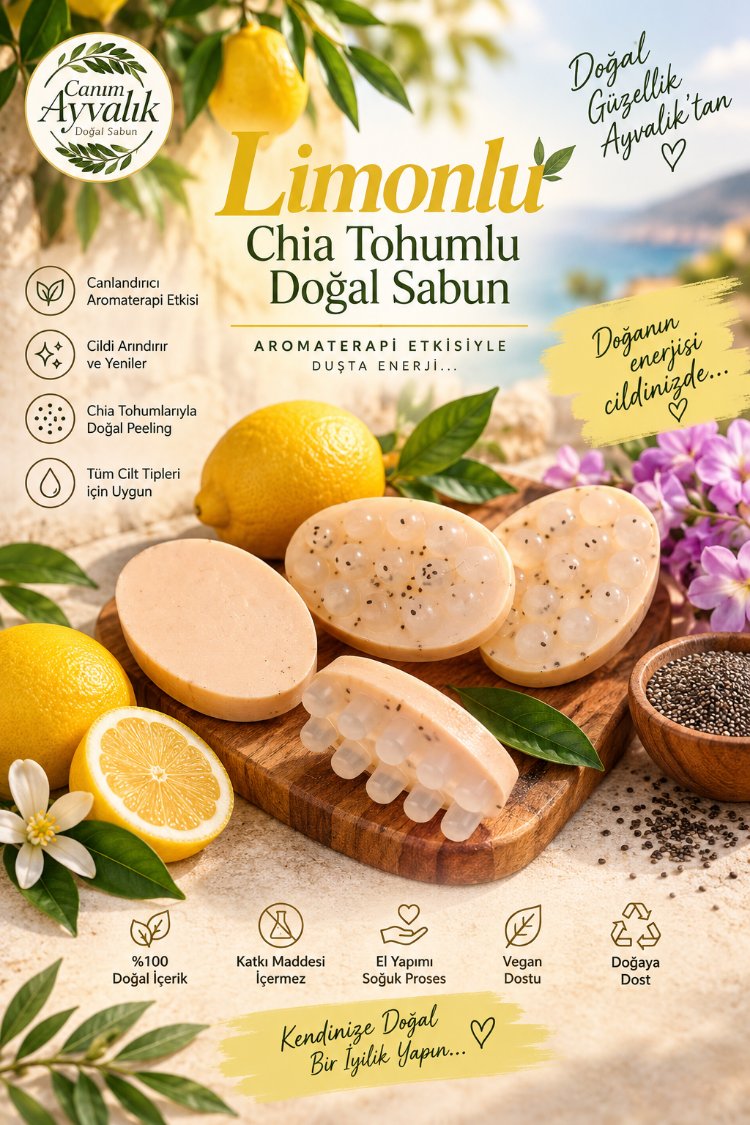 Limon yağli aromaterapi sabunu