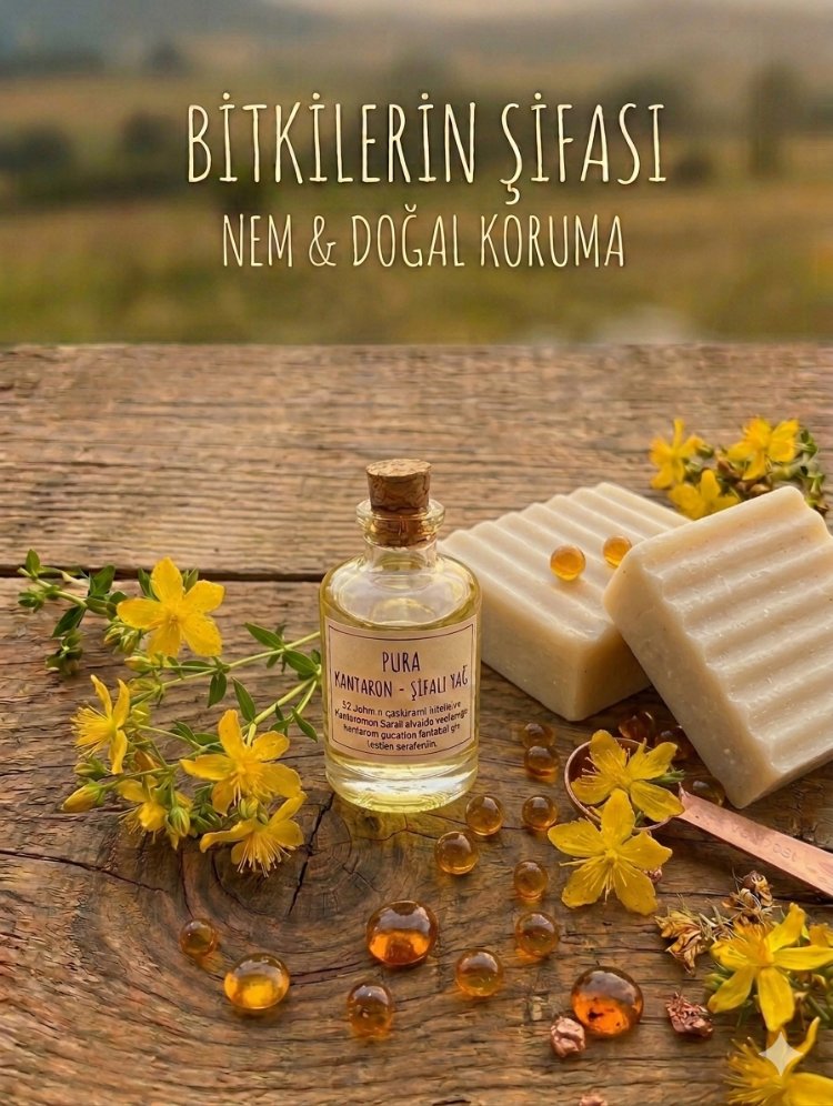 Kantaron yağli doğal sabun 