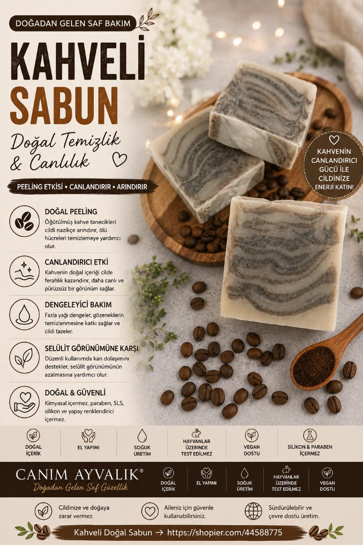 Kahveli Cilt bakım Sabunu