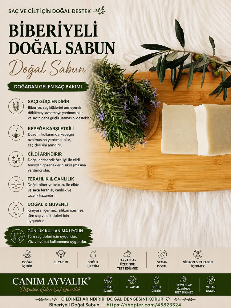 Biberiyeli Doğal Sabunu