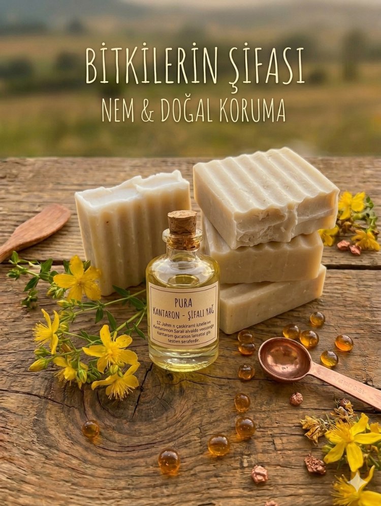 Kantaron yağli doğal sabun 