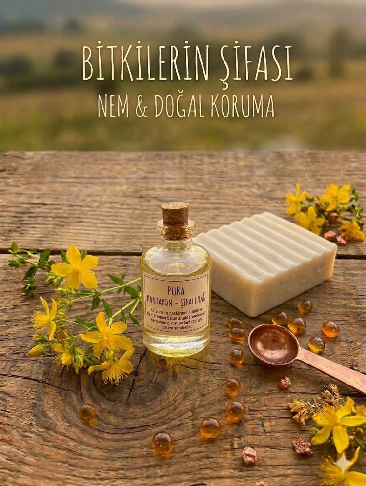 Kantaron yağli doğal sabun 