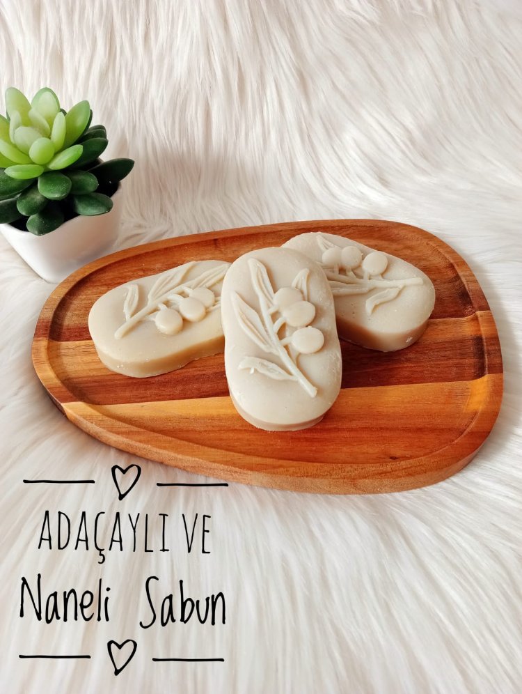 Adaçayı ve Naneli doğal sabun