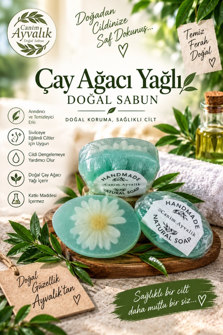 Çay ağacı yağli Aromaterapi sabunu 