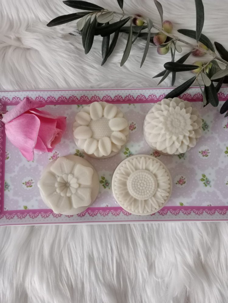 Gül suyu ve gül yağli doğal sabun 