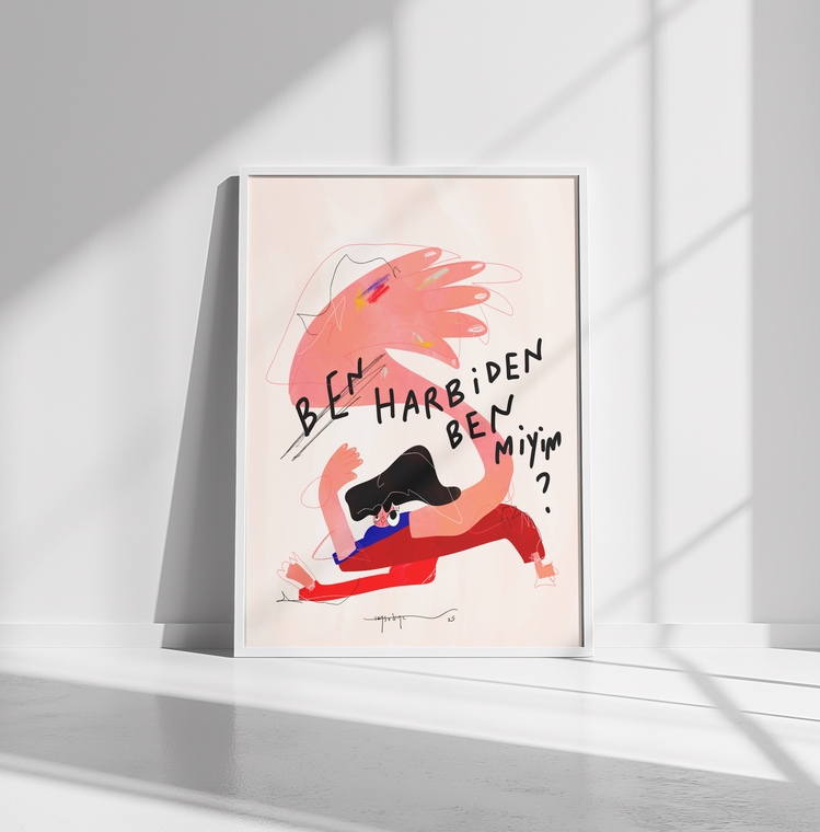 ‘Ben Harbiden Ben Miyim?’ Poster