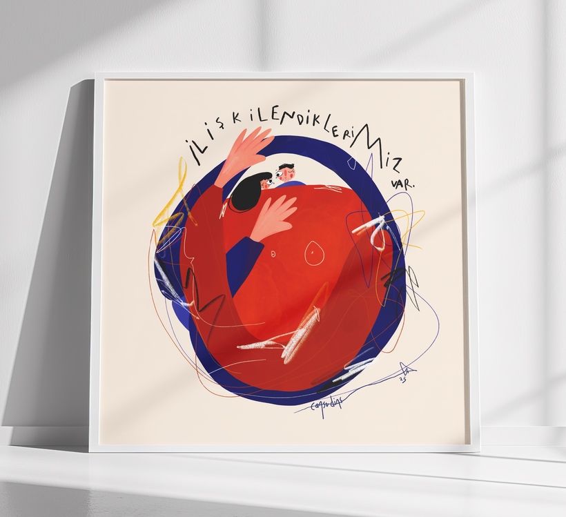 ‘İlişkilendiklerimiz Var’ Fineart Poster