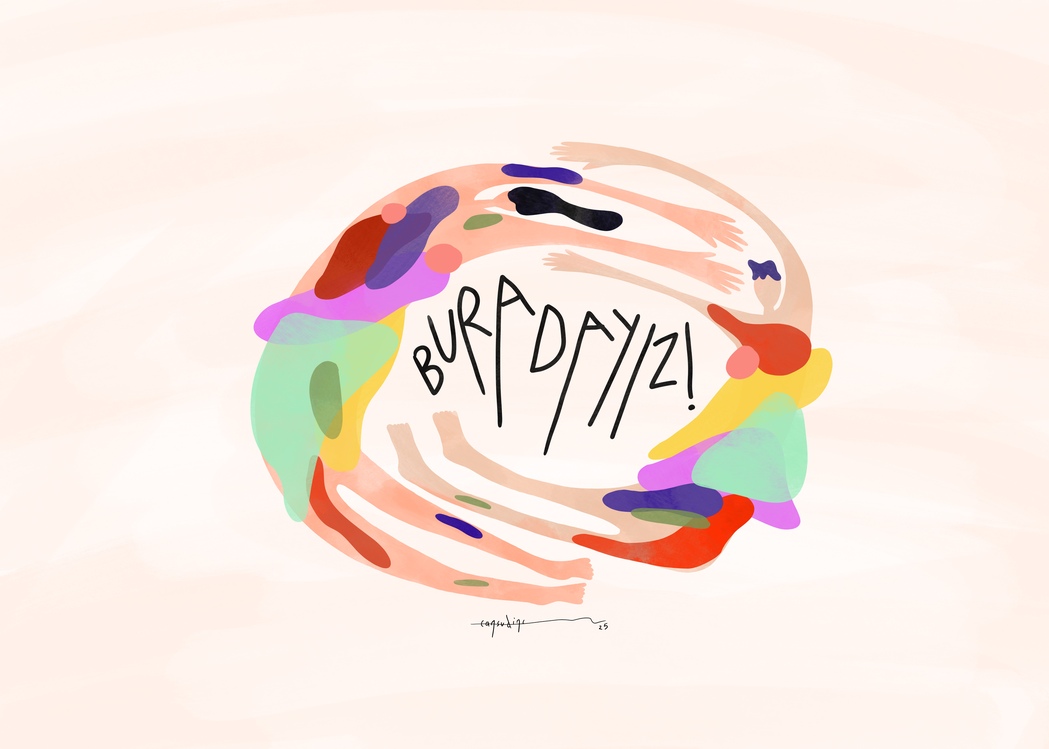 ‘Buradayız!’ Fineart Poster