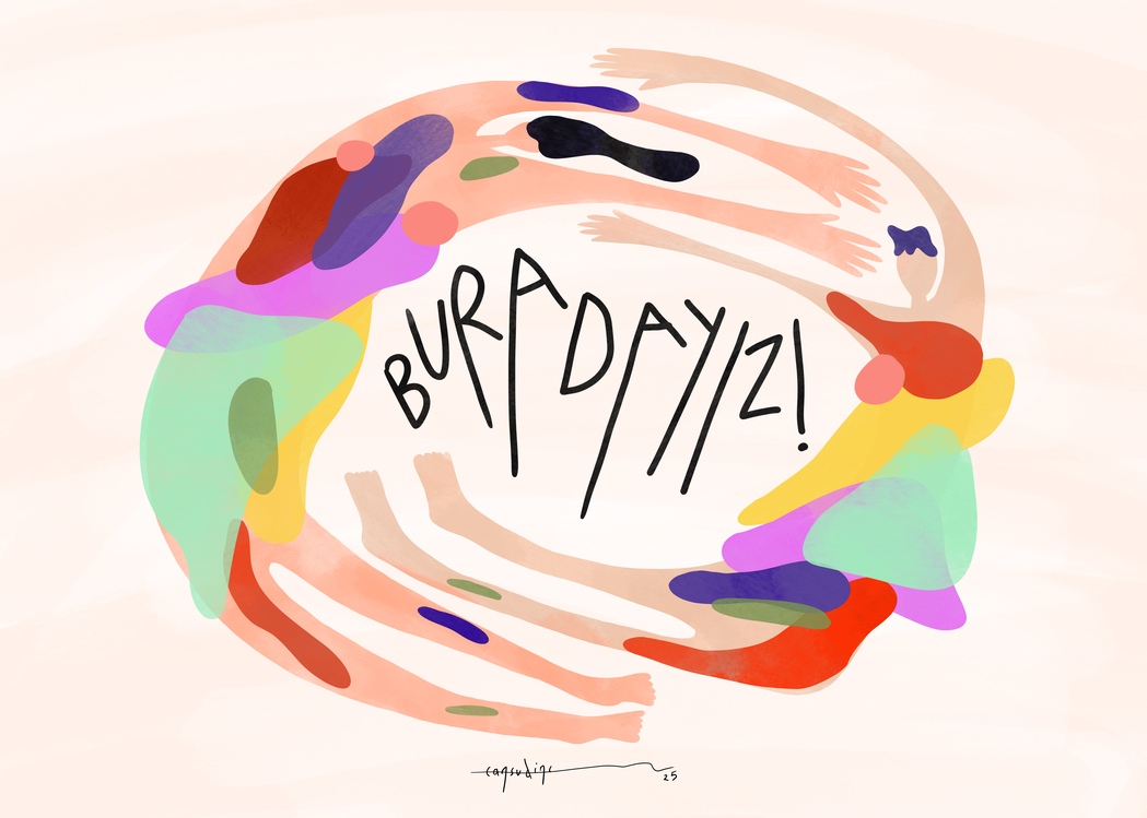 ‘Buradayız!’ Fineart Poster
