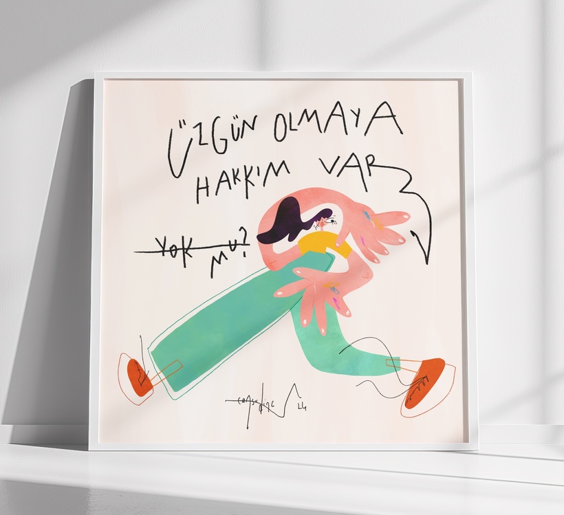 ‘Üzgün Olmaya Hakkım Var’ Poster