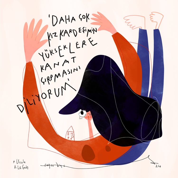 ‘Kızkardeşlerim İçin Diliyorum.’ Poster